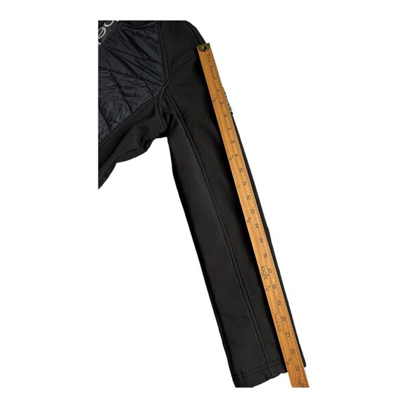 Bebe Sport Women's Quilted Puffer Black Fleece Jacket‎ 74299 Size Small - Picture 11 of 16